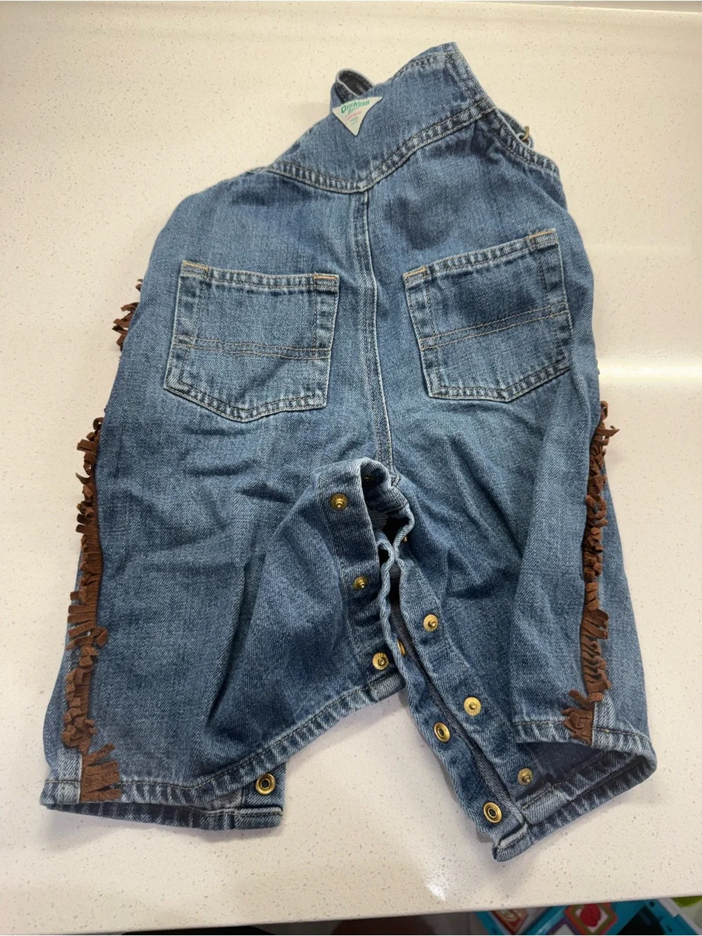 OshKosh B'gosh Denim Overalls in Blue